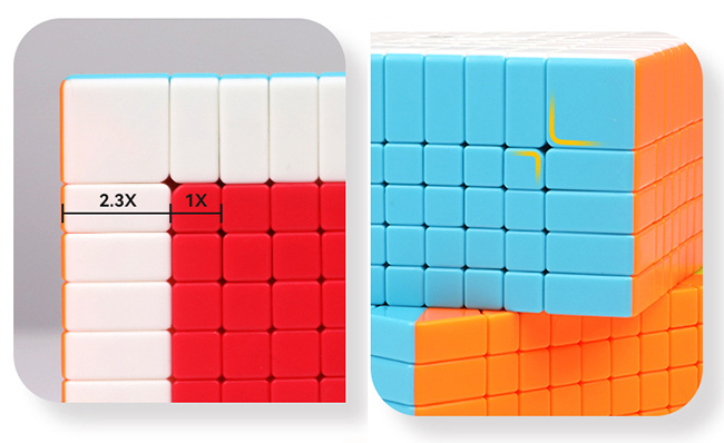QiYi 10x10x10 Magic Cube Stickerless